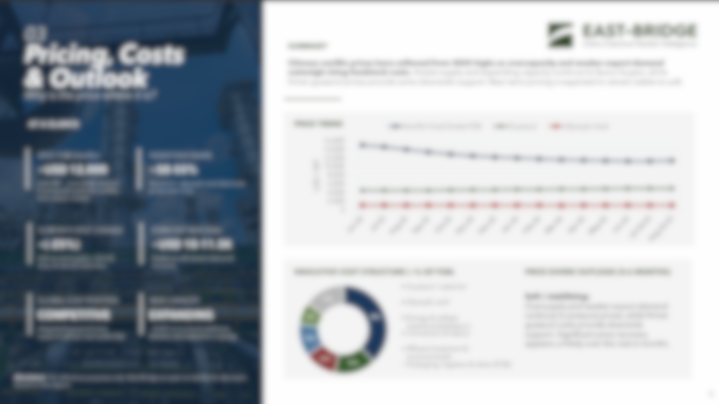 Vanillin (Synthetic, ≥ 99.0% ) - China Market Intelligence Report