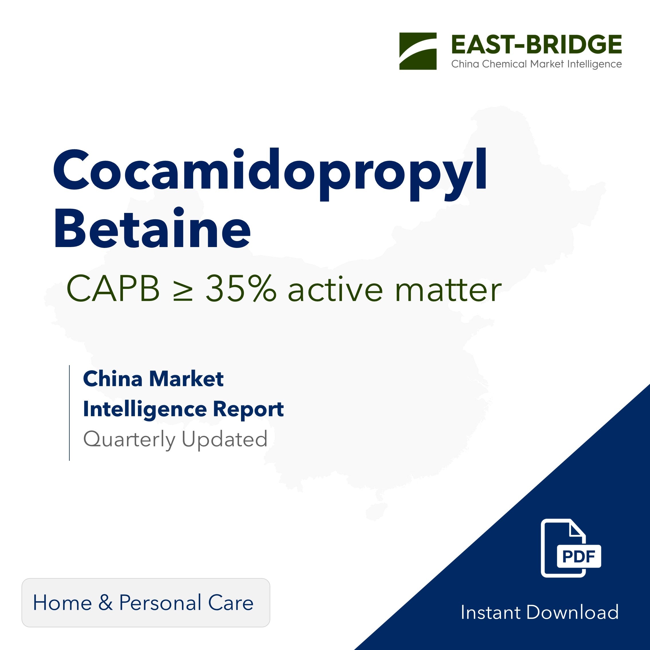 Cocamidopropyl Betaine (CAPB 35% Active) - China Market Intelligence Report